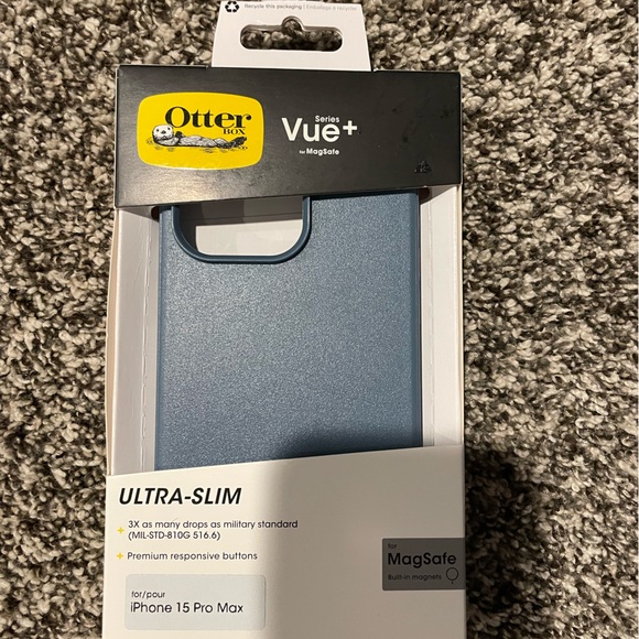 OtterBox Other - Otterbox ultra slim blue case for iPhone 15 pro max